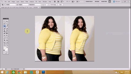 How to make fat to slim body using photoshop
