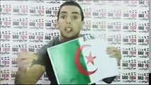 شاب مغربي يحرق العلم الجزائري ...! تفرج لآخر الفيديو