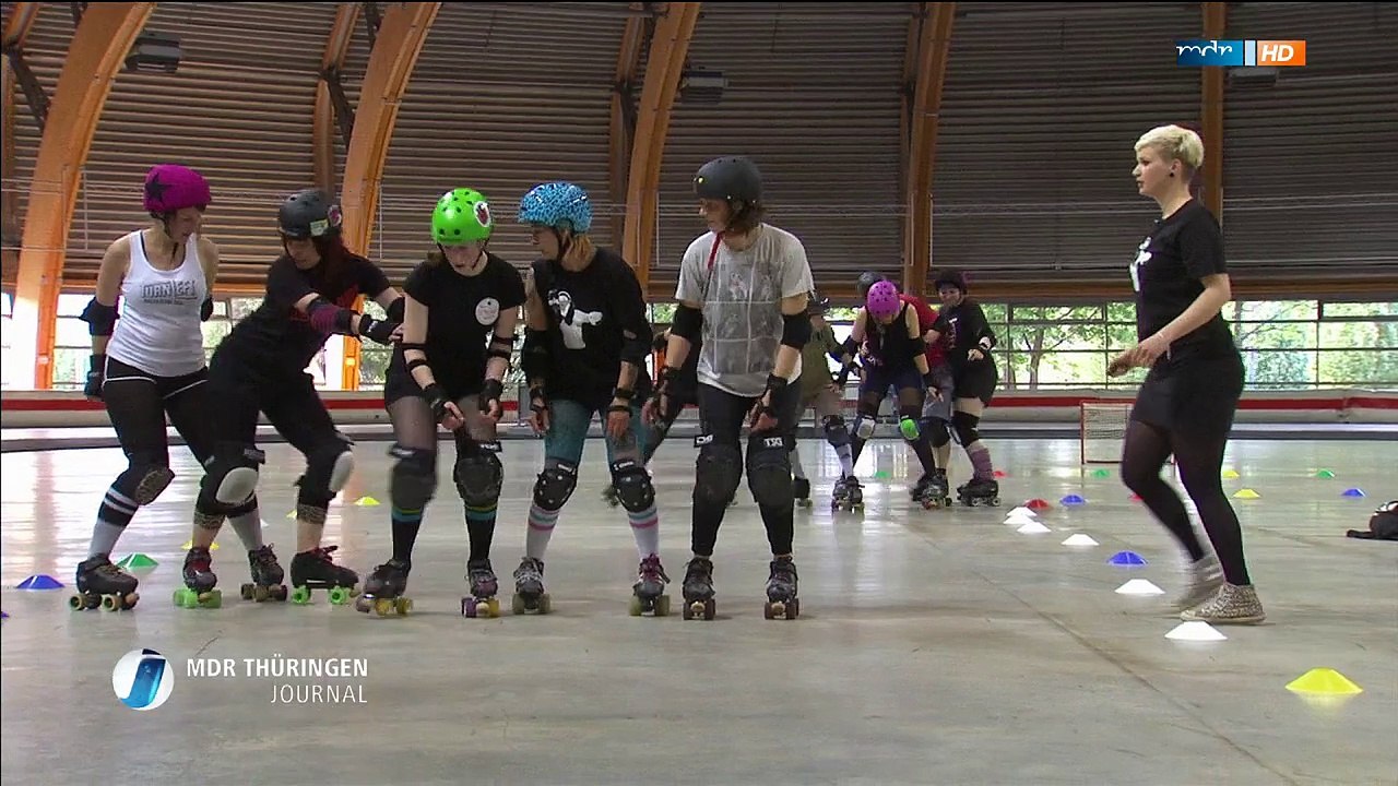 MDR-THÜRINGEN-JOURNAL: Ellenbogenmentalität auf Rollschuhen