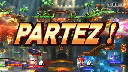 super smash bros ness vs mario