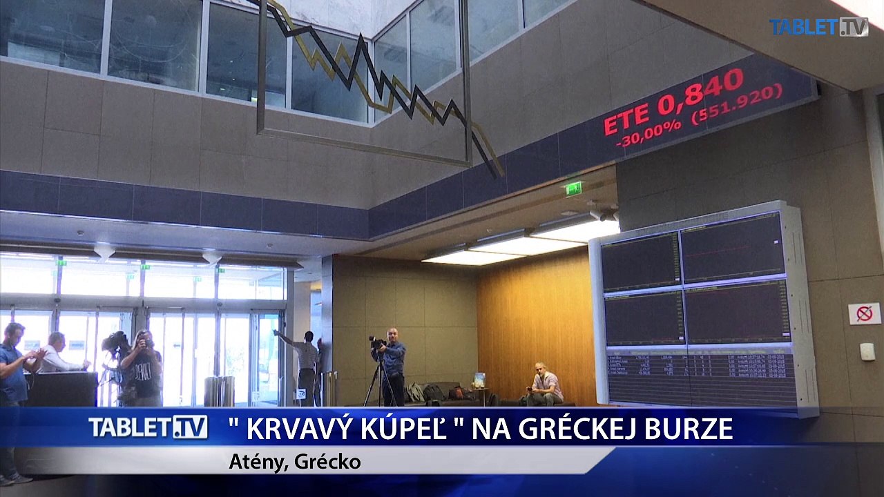 Aténska burza ukončila prvý deň obchodovania s veľkými stratami