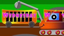 Cartoons for children toddlers. Learn the Days of the Week with Choo-Choo Train.