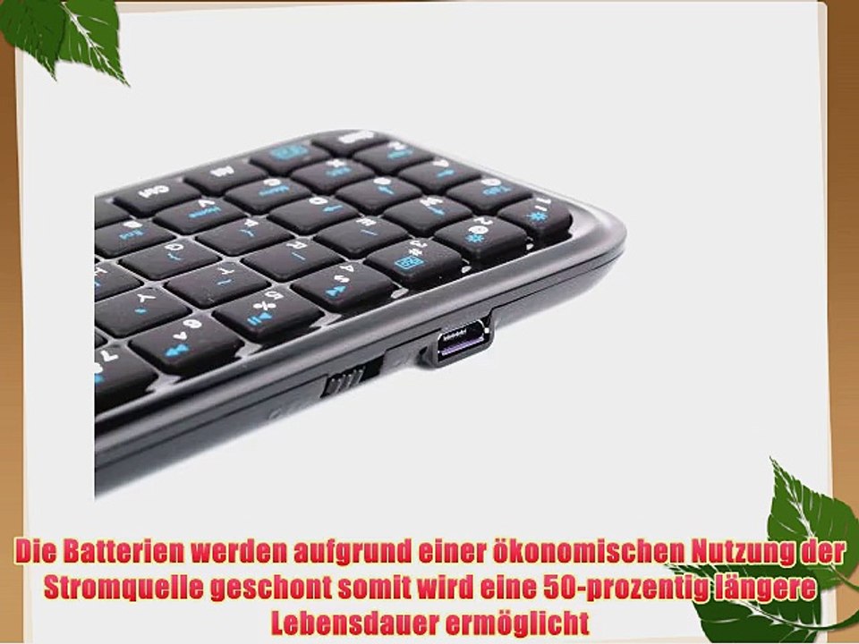 Praktische Duragadget? Tastatur (Mini: 115 x 65 x 8 mm) f?r Samsung Galaxy Note 10.1 / Tab