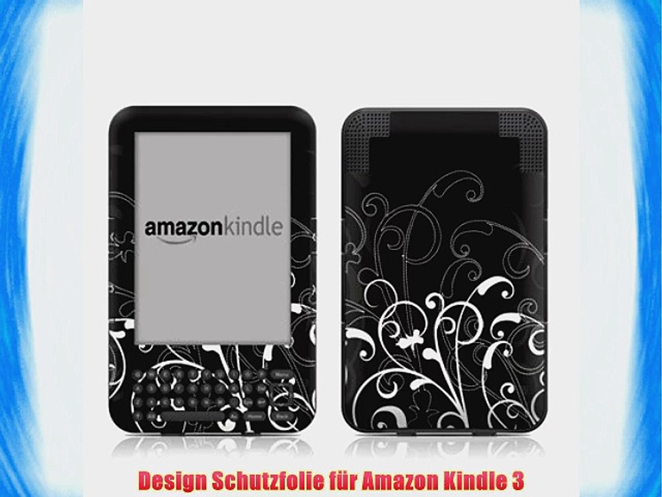 Amazon Kindle 3 / 3G Keyboard Skin Design Schutzfolie in seidenmatt - B