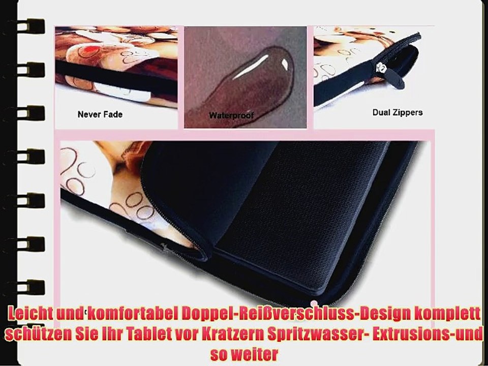 Schwarze und wei?e Schmetterling 7-Zoll-8  tragbar Tablet-Kasten-H?lsen-Beutel-Abdeckung f?r