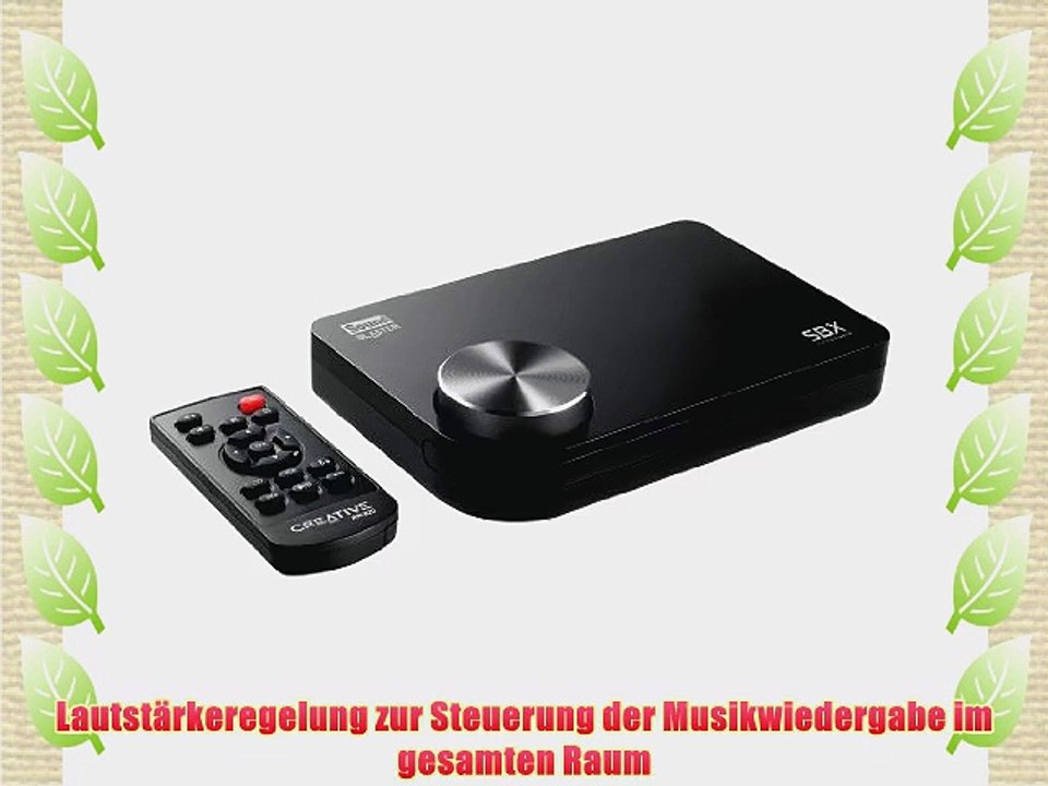 Creative Sound Blaster X-Fi Surround 5.1 Pro Externe Soundkarte mit SBX