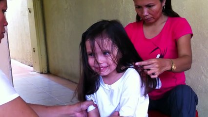 Alexandra Haircut 23 July 2011