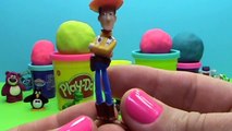 Toy Story toys Play Doh surprise balls Kinder eggs Juega juguetes Doh bolas sorpresa