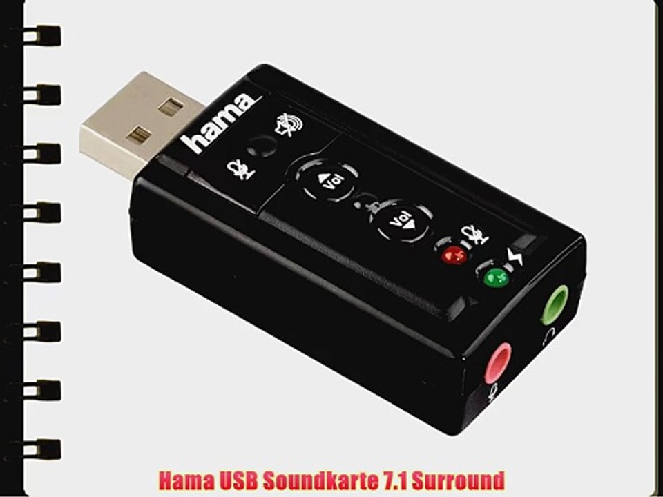 Hama USB Soundkarte 7.1 Surround