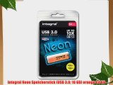 Integral Neon Speicherstick (USB 3.0 16?GB) orange 64 GB