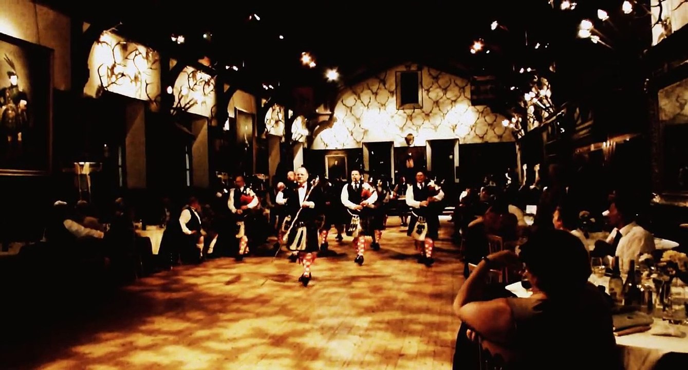 Atholl Highlanders Pipe Band Playing Atholl Highlanders - Blair Castle May 2013