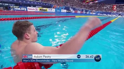 50m brasse : Nouveau record du monde pour Adam Peaty