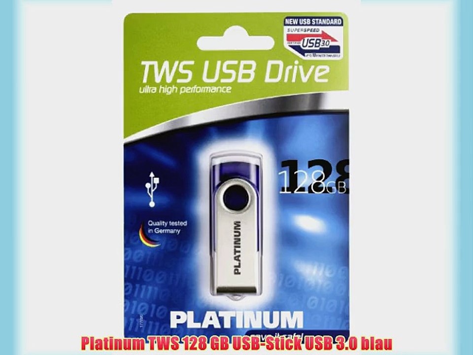 Platinum TWS 128 GB USB-Stick USB 3.0 blau