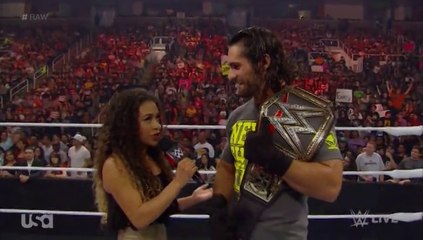 JoJo interviewing Seth Rollins: 8/03/15
