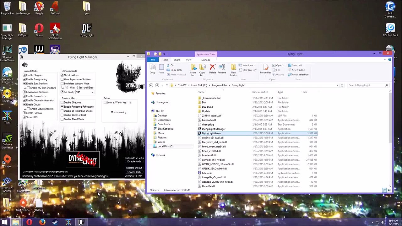 Dying Light Manager Tool - FPS Performance Boost Fix