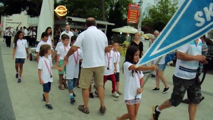 sinop Karadeniz Yelken Kulübü optimist öğrencileri