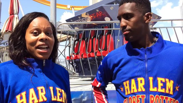 Une star des Harlem Globetrotters marque un panier de... 45 mètres !