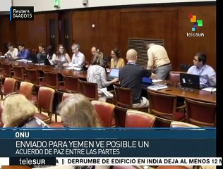 Enviado de la ONU en Yemen ve posible un acuerdo de paz