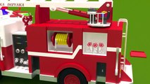 Fire trucks for children kids  Fire trucks responding  Construction game  Cartoons for children