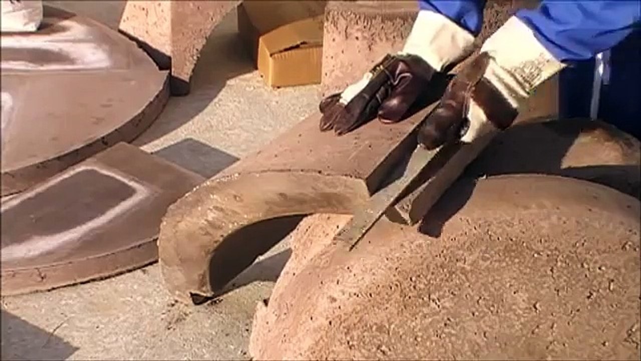 Montage du four à bois Ephrem: le Pizzaiollo, how to built a wood fired oven.