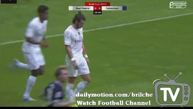 Bale Amazing goal Real Madrid 2-0. Tottenham - Audi Cup 04.08.2015