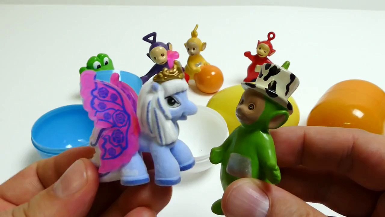 Teletubbies Play with Surprise Eggs اطفال تلتبيز لعب مفاجات كيندر