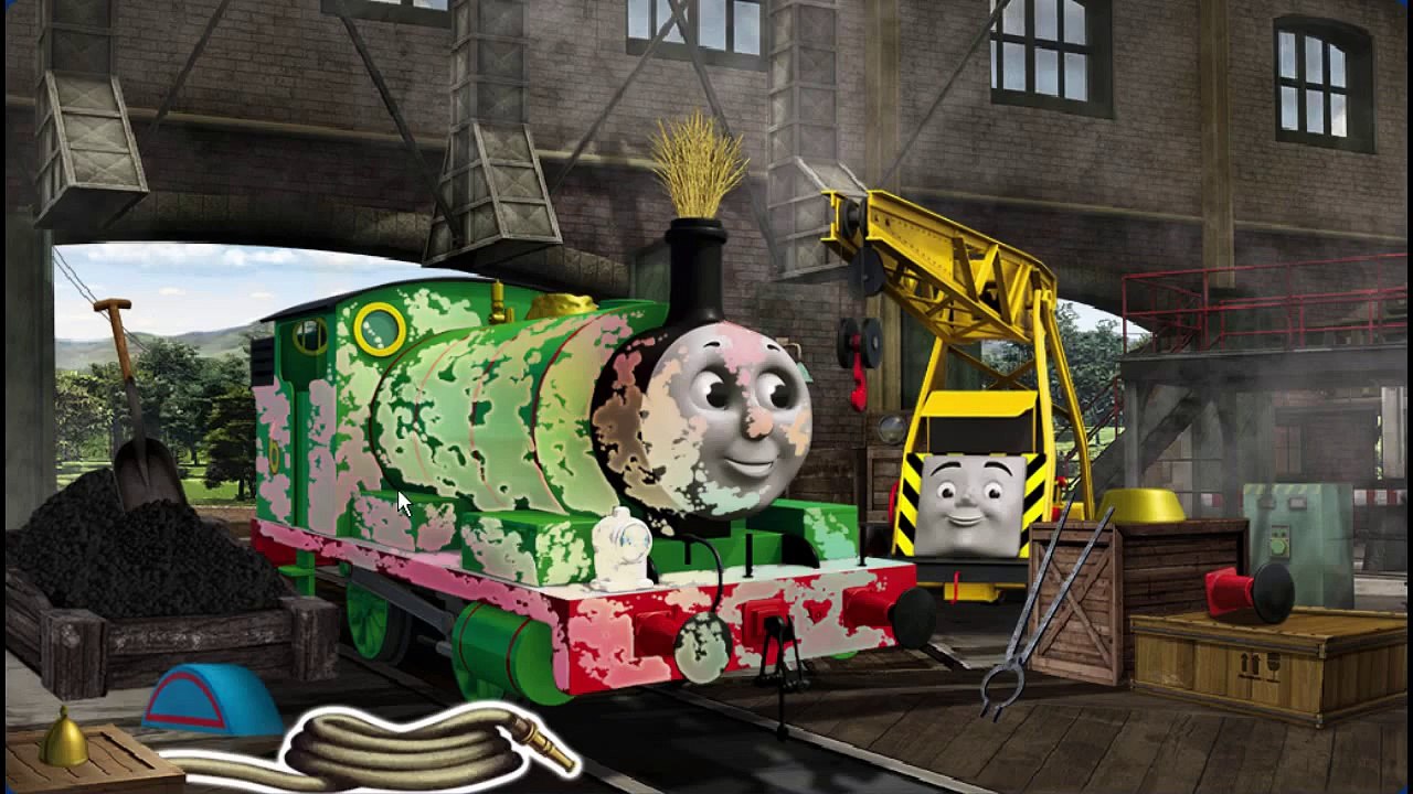 Thomas & Friends Engine Repair Cartoon Animation PBS Kids Game Play Walkthrough