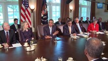President Obama Holds a Cabinet Meeting