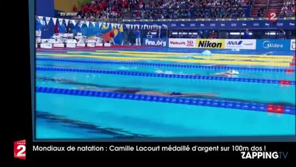 Mondiaux de natation : Camille Lacourt décroche la médaille d'argent sur 100 mètres dos