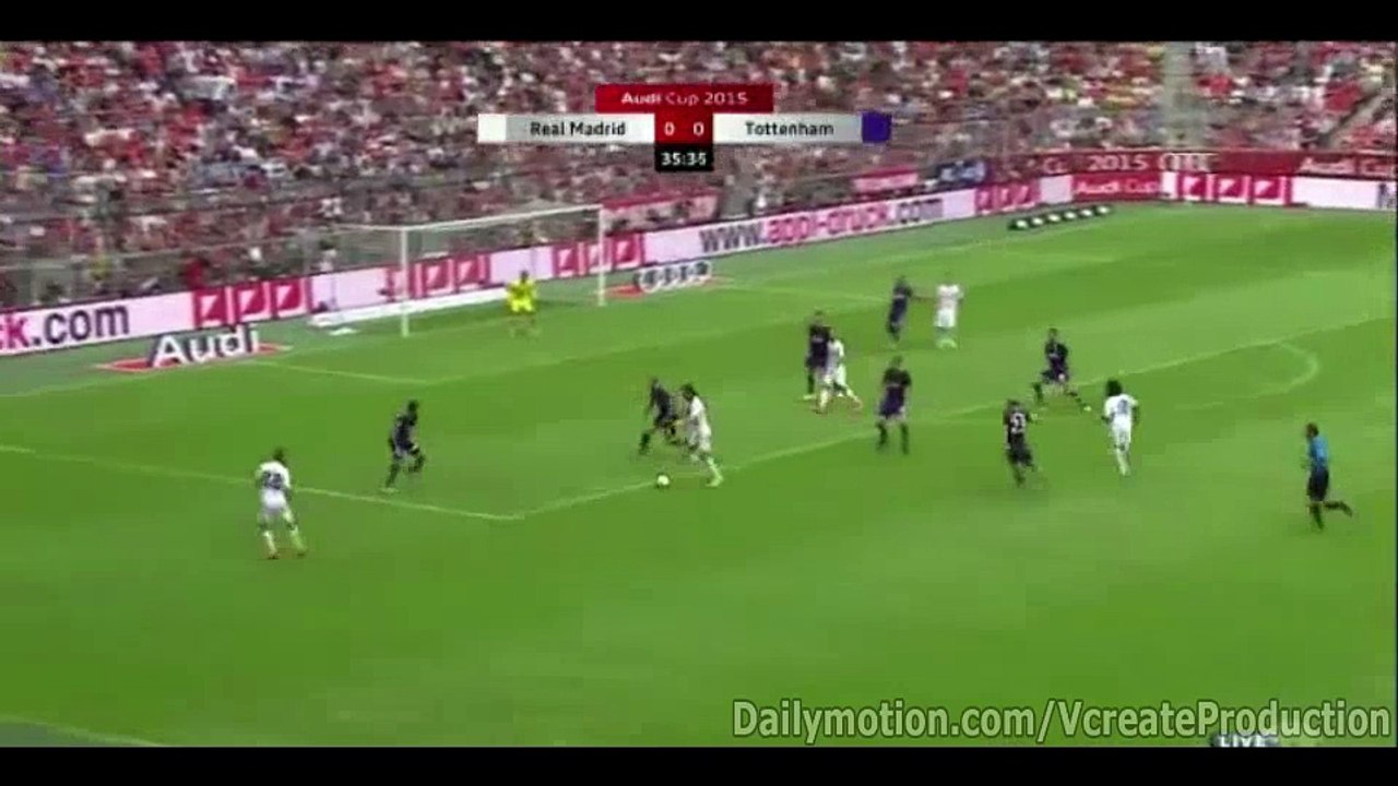 James Rodríguez Goal HD  1-0 Real Madrid v. Tottenham - Audi Cup 04.08.2015