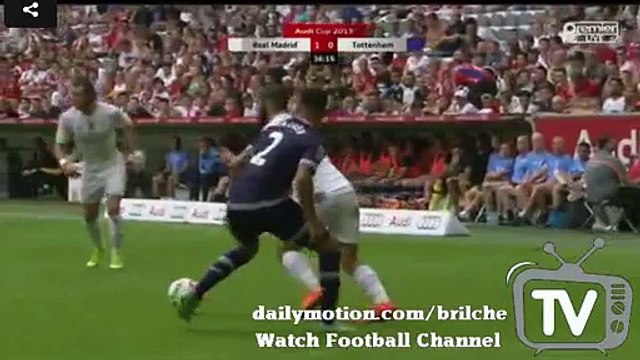 1st Half Highlights Real Madrid 1-0 Tottenham Hotspur (Audi CUP 2015)
