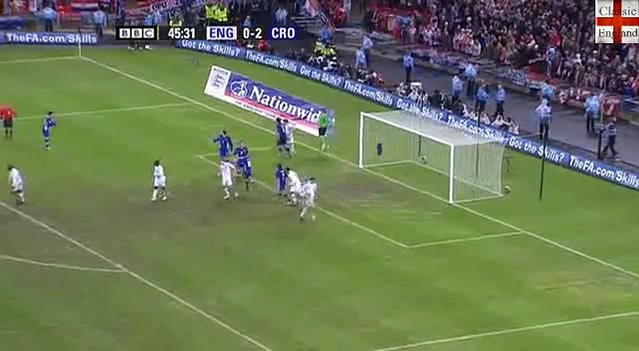 England v Croatia 2-3 2007 Full Highlights