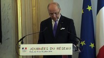 JDR 2014 : Laurent Fabius intevient devant les acteurs économiques du réseau (16/07/2014)