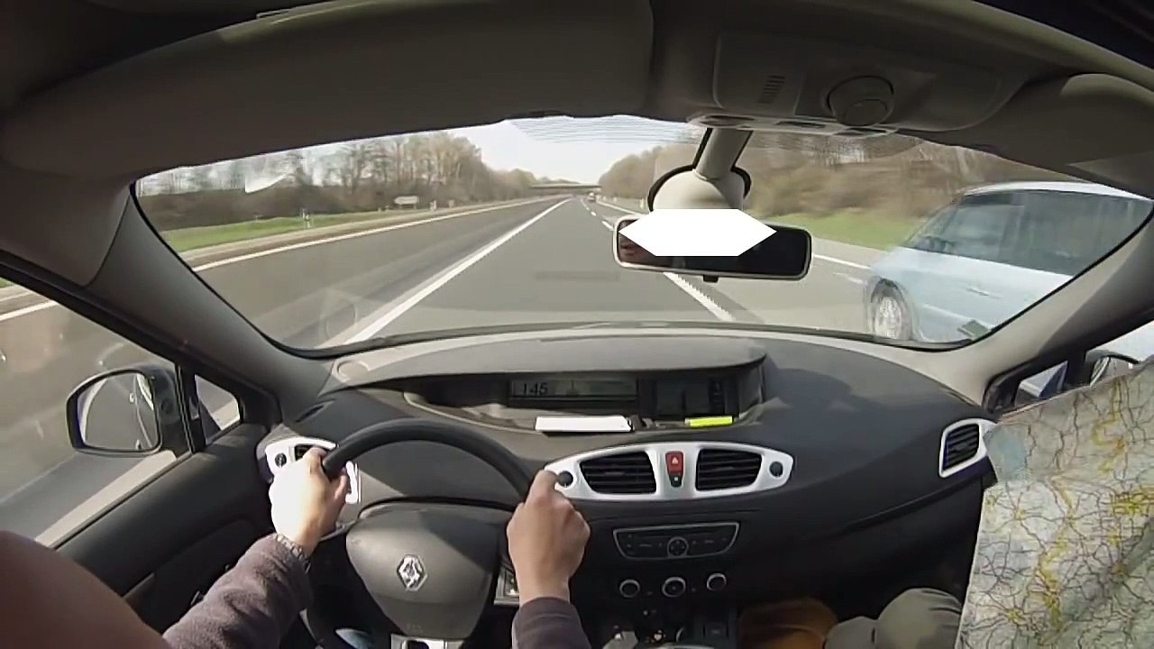 GoPro Hero 3 - Renault Grand Scénic 1.9 dCi 130 ch. - Autobahn