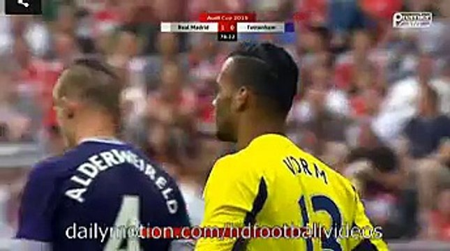 Gareth Bale Fantastic Goal | Real Madrid 2-0 Tottenham Hotspur (Audi Cup) 4.08.2015 HD
