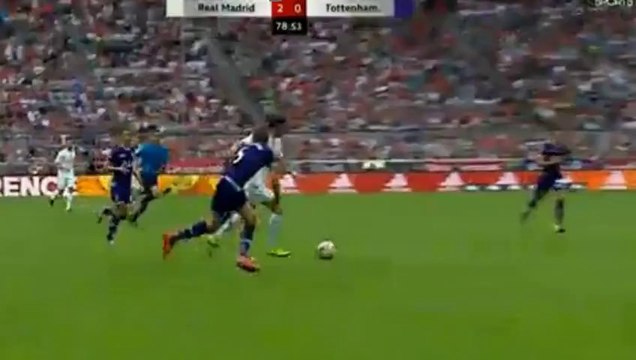 Gareth Bale Goal | Real Madrid 2 - 0 Tottenham | Audi Cup 2015 HD