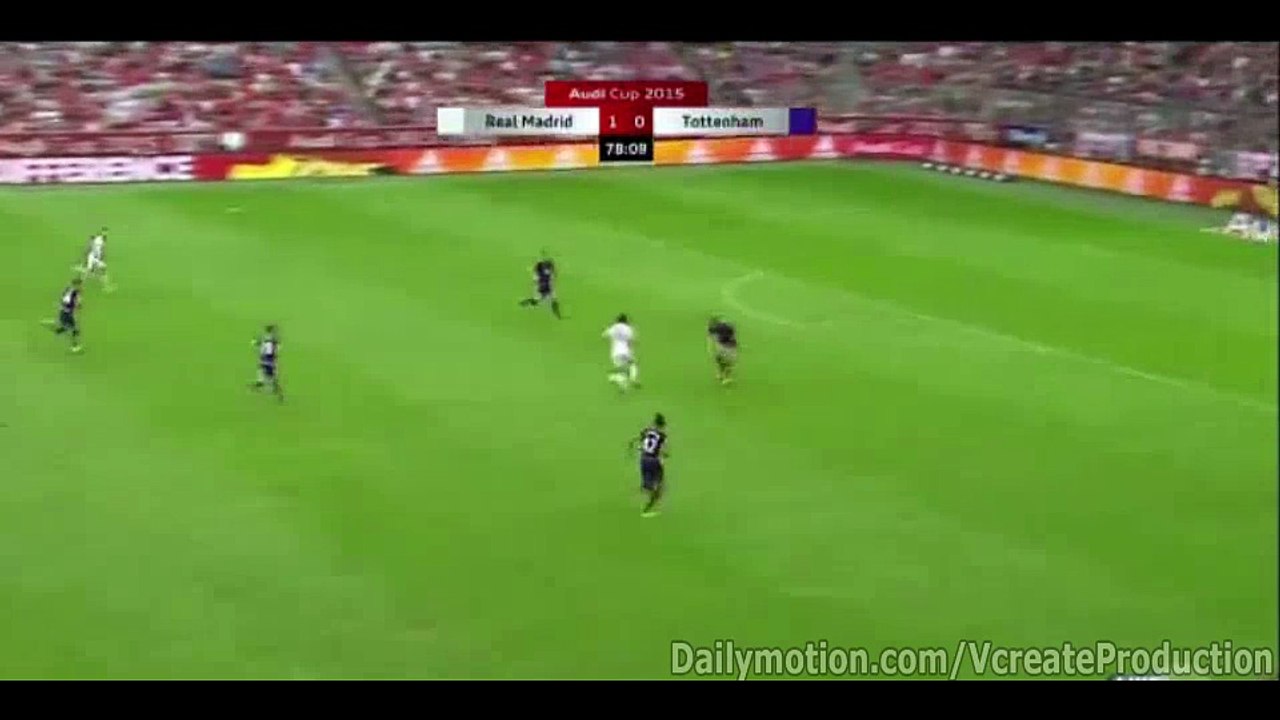 2-0 Gareth Bale Amazing Long Range Goal - Real Madrid v. Tottenham - Audi Cup 04.08.2015