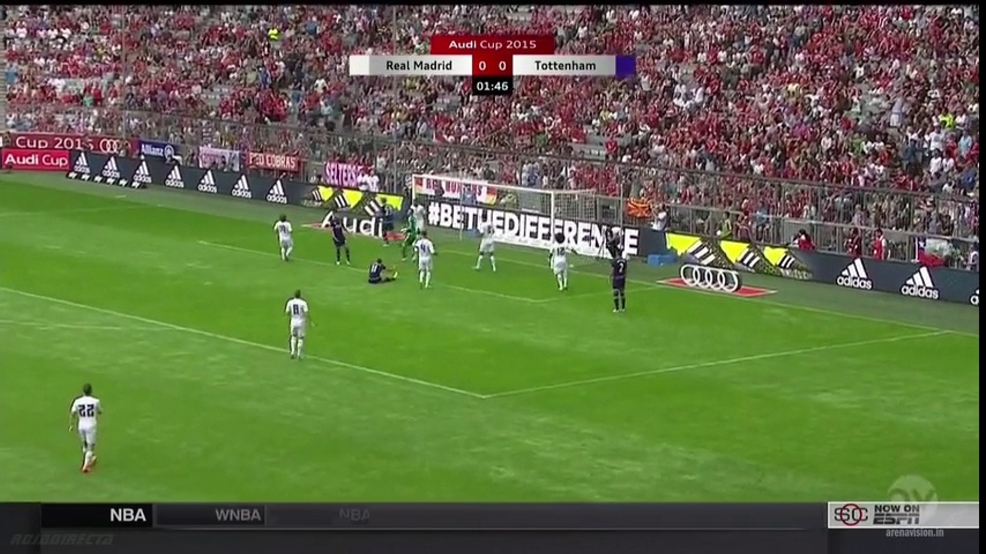 Real Madrid 2 0 Tottenham Hotspur All Goals And Full Highlights 04 08 15 Audi Cup Video Dailymotion