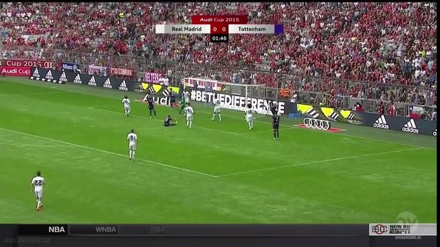 Real Madrid 2 - 0 Tottenham Hotspur All Goals and Full Highlights 04/08/2015 - Audi Cup