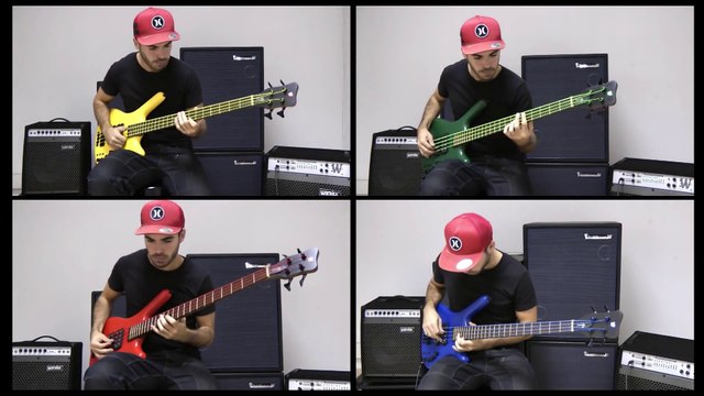 Miki Santamaria - Chromatic Groove [Bass Warwick Corvette $$ Special Edition Neon]