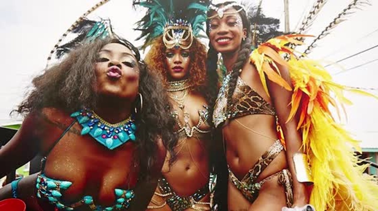 Rihanna und weitere Stars beim Barbados Karneval