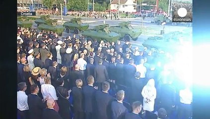 La Croazia festeggia i 20 anni dall'offensiva militare per la sua indipendenza