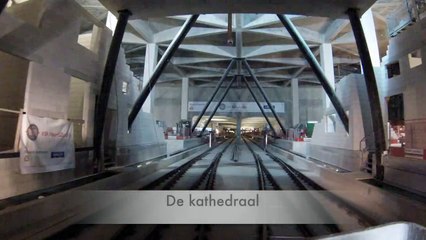 Eerste 'metro' rit over het Noord/Zuidlijn spoor