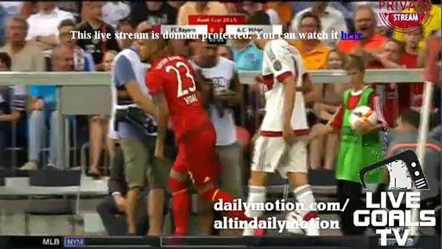 Arturo Vidal vs Cristian Zapata - Bayern v. Milan - 04.08.2015 - Audi Cup