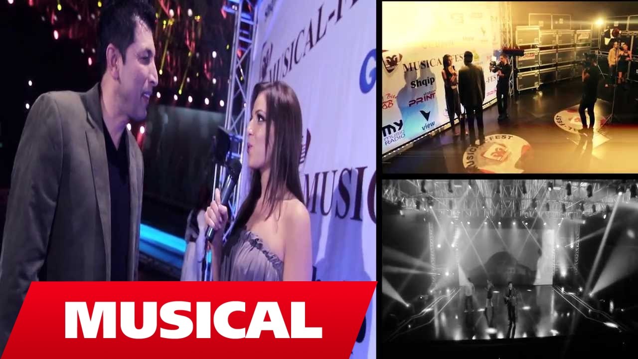 Alfred Mersini - backstage (Musical-Fest)