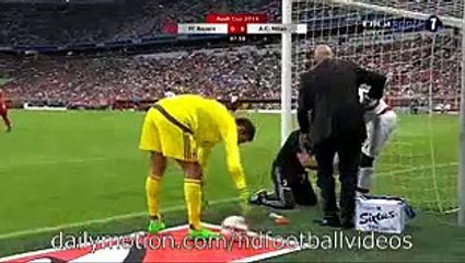 Alex Vidal Amazing Free-Kick Shoot FC Bayern Munchen 0-0 AC Milan (Audi Cup 2015) HD