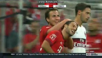 Juan Bernat goal Bayern Munich 1-0 Milan 04/08/2015