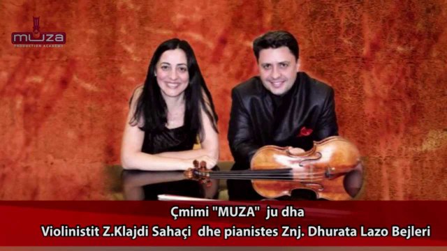 Akademia Muzikore MUZA nderon me cmimin MUZA Z.Klajdi Sahatci dhe Znj. Dhurata Lazo
