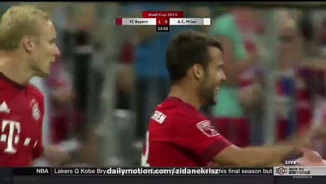 Juan Bernat 1-0 HD _ FC Bayern München v. AC Milan - Audi Cup 04.08.2015 HD