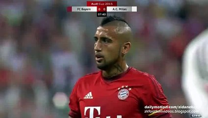 Douglas Costa Fantastic Free-Kick - FC Bayern v. AC Milan - Audi Cup 04.08.2015 HD